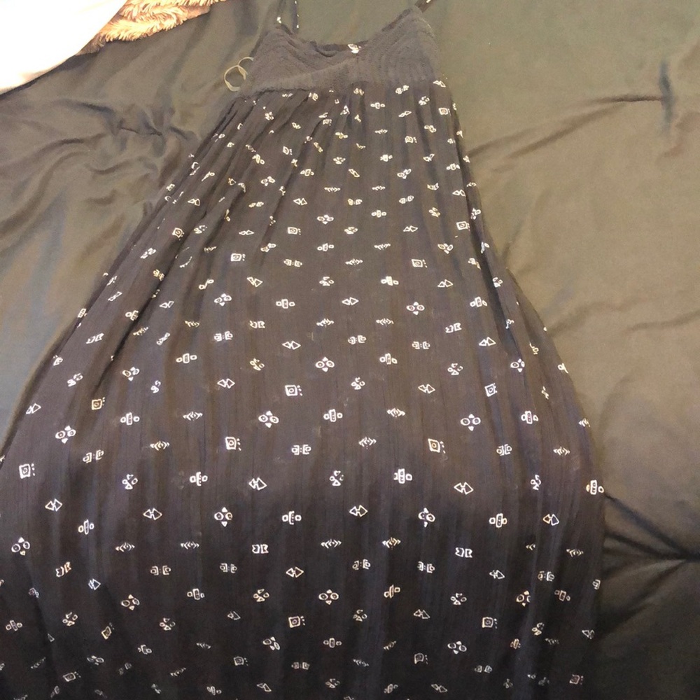Black maxi dress